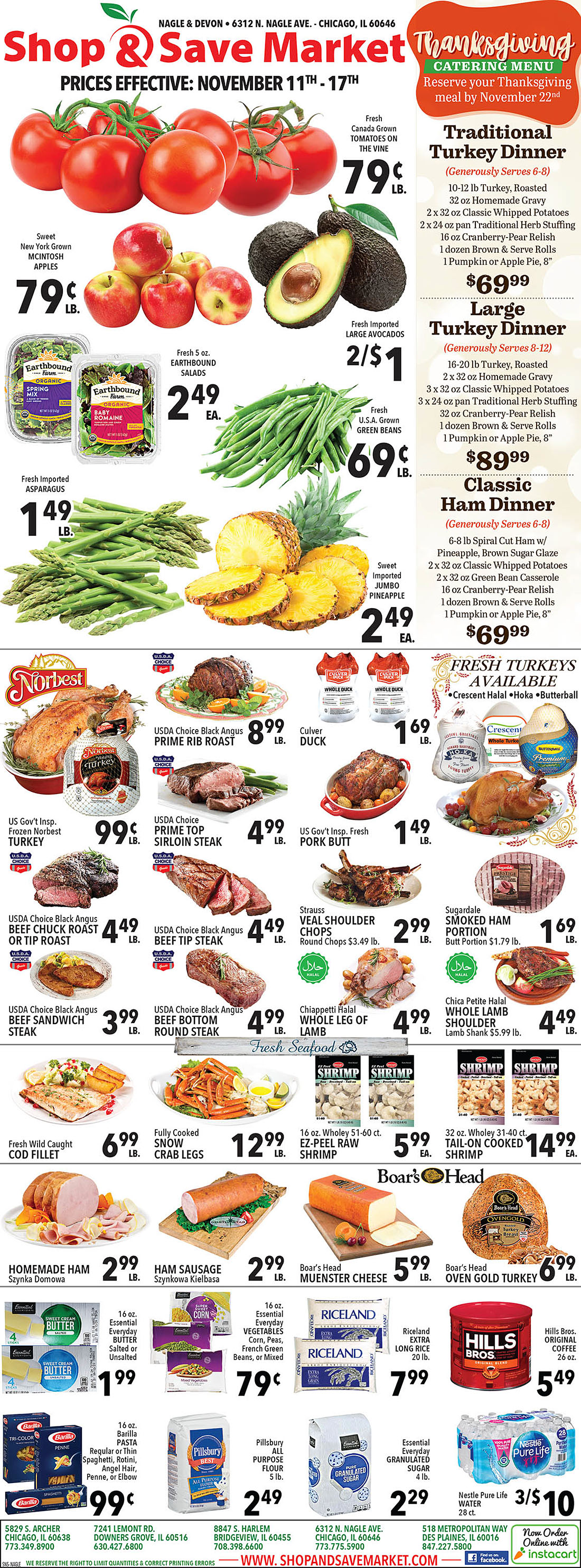 Shop and Save Market One Stop Grocery Shop Chicago Nagle